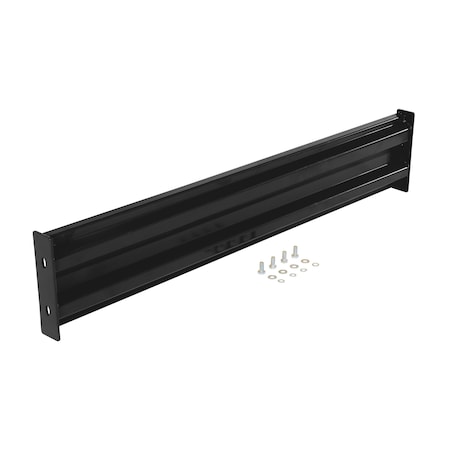 Vestil Bolt-On Style Guard Rail 5 Ft Black GR-F2R-BO-5-BK